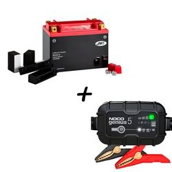 Bateria de litio HJTX20H-FP + Cargador GENIUS5 Litio