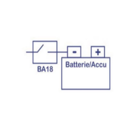 ▷ Interruptor desconexión de bateria para moto BA18 BAAS