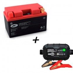 Bateria de litio HJTZ14S-FP + Cargador GENIUS2 Litio