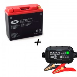 Bateria de litio  HJT12B-FP + Cargador GENIUS2 Litio