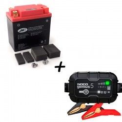 Bateria de litio HJTX14AH-FP + Cargador GENIUS2 Litio