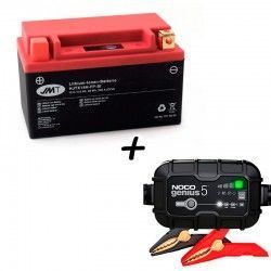 Batería de Litio HJTX14H-FP + Cargador NOCO G2 Litio
